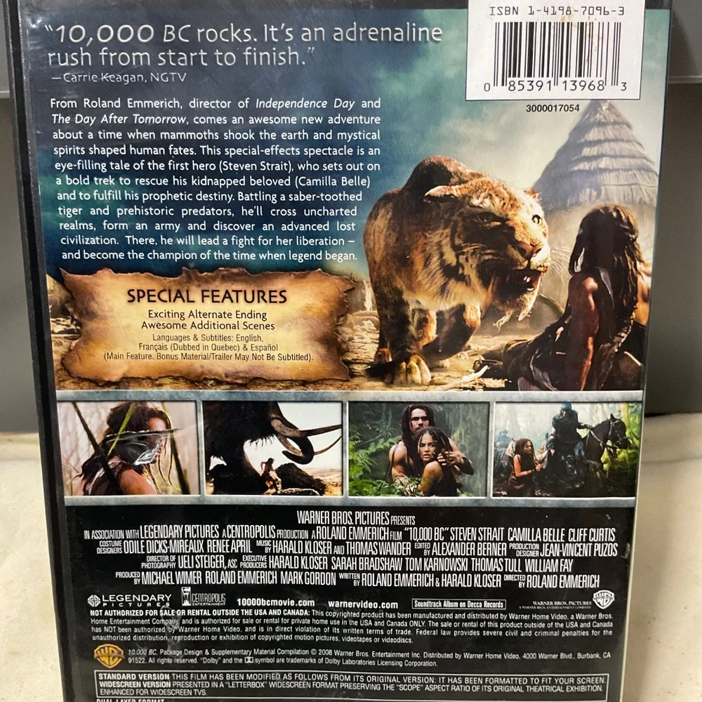 DVD- 10,000 BC.  V98